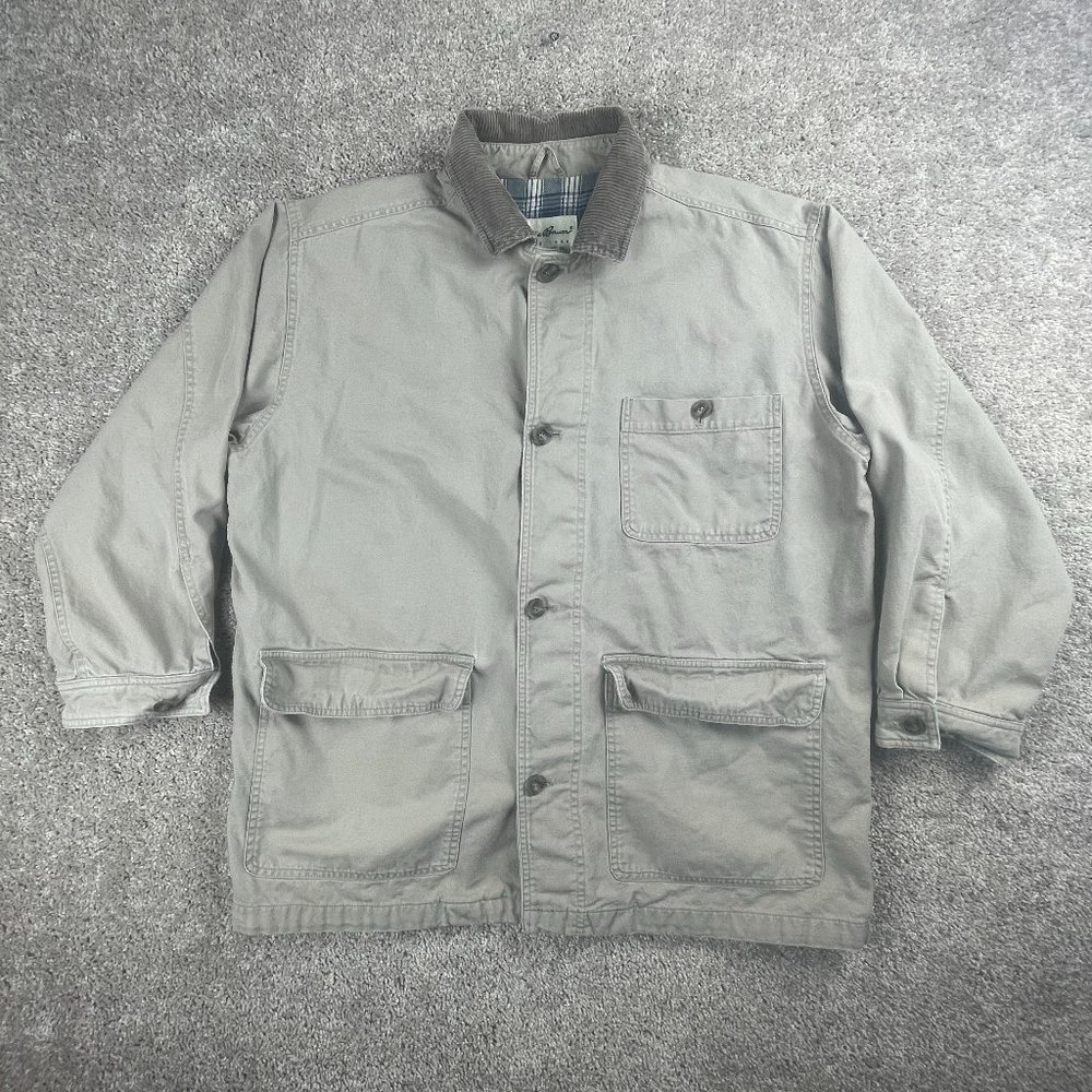 Vintage Eddie Bauer Coat Jacket Men's Medium Outdoors Gorpcore Normcore Earthy